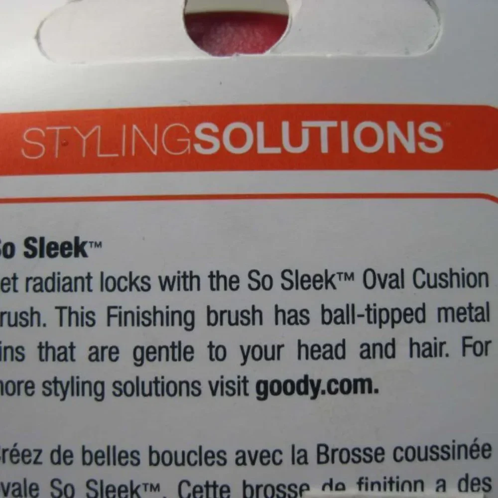 Citrus Twist Hair Accessory Set So Sleek Hair Brush Elastic Ponytailer Bands